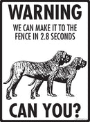 Fila Brasileiro Make It To Fence or Door Signs (9" x 12")-4