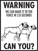 Boerboel! Make It To Fence or Door Signs (9" x 12")-3
