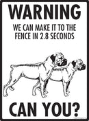 Boerboel Make It To Fence or Door Signs (9" x 12")-4