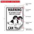 Shih-Poo! Make It To Fence or Door Signs (9" x 12")-6