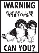 Shih-Poo! Make It To Fence or Door Signs (9" x 12")-3