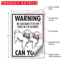 Peekapoo! Make It To Fence or Door Signs (9" x 12")-6