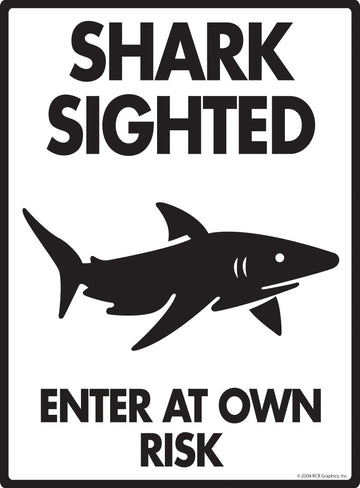 Shark Sighted Sign