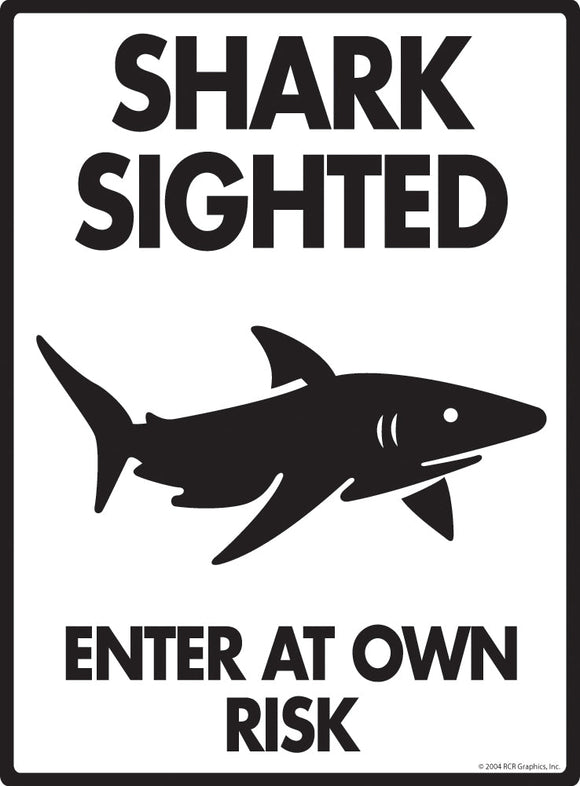 Shark Sighted Sign