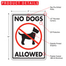 No Dogs Allowed Sign (9" x 12")-2