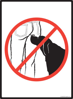 No Butt Sniffing Sign