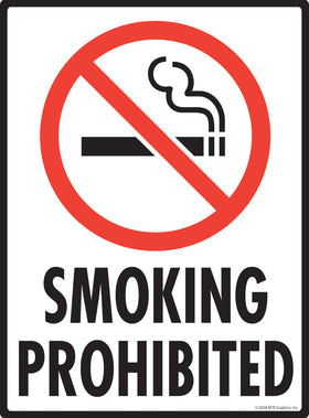 Smoking Prohibited Sign
