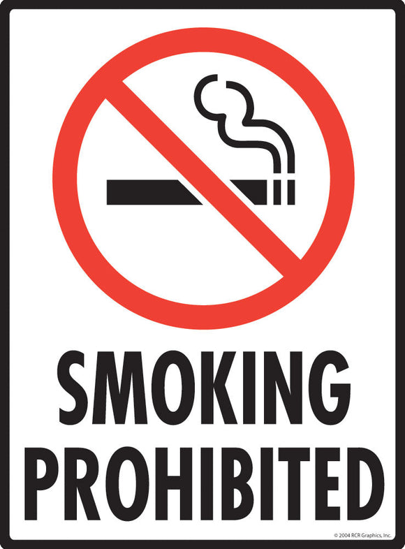 Smoking Prohibited Sign
