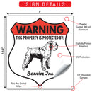 Bouvier des Flandres! Property is Protected Badge Sign or Sticker-3