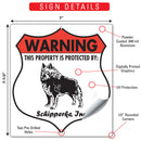 Schipperke! Property is Protected Badge Sign or Sticker-3