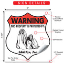 Shih Tzu! Property is Protected Badge Sign or Sticker-3