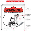 Silky Terrier! Property is Protected Badge Sign or Sticker-3