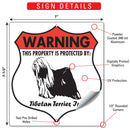 Tibetan Terrier! Property is Protected Badge Sign or Sticker-3