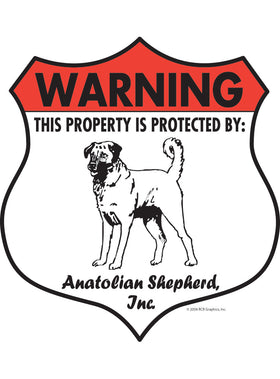 Anatolian Shepherd Badge Sign or Sticker