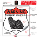 Puli! Property is Protected Badge Sign or Sticker-4