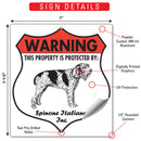 Spinone Italiano! Property is Protected Badge Sign or Sticker-3