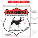 Welsh Terrier! Property is Protected Badge Sign or Sticker-3