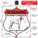 Braque du Bourbonnais! Property is Protected Badge Sign or Sticker-3