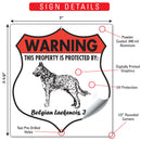 Belgian Laekenois! Property is Protected Badge Sign or Sticker-3