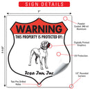 Tosa Inu! Property is Protected Badge Sign or Sticker-3
