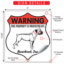 Boerboel! Property is Protected Badge Sign or Sticker-3