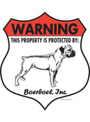 Boerboel! Property is Protected Badge Sign or Sticker-1