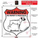 Boerboel! Property is Protected Badge Sign or Sticker-4