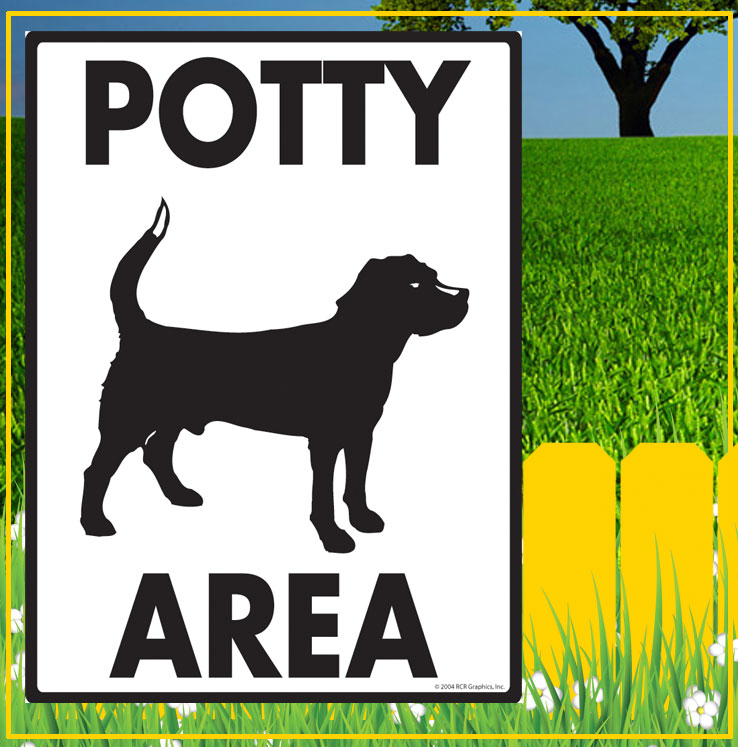 Potty Area Signs